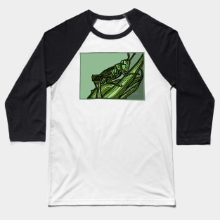 Green Grows the Grasshopper Baseball T-Shirt
